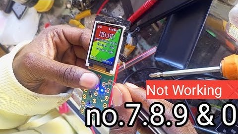 Itel 2160 Keypad 7,8,9,0 Not Working Fix it Simple Lumping