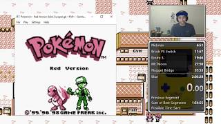 Pokemon Red Any% Glitchless Speedrun in 2:02:17