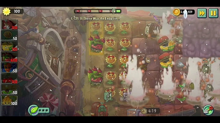 Plants vs Zombies 2: AltverZ | Weekly Challenge | C-131: If There Was An Endpoint.