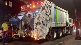 Recology San Francisco - Rear Loaders Collecting Garbage in the night News