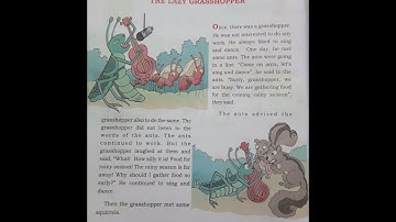 CLASS 3 ENGLISH LESSON 7 THE LAZY GRASS HOPPER..Upgrade reading practice @lakshmis reads❤💚💜