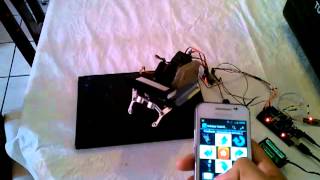 Android controlled ATMEL powered Robotic Arm