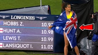 Watch - Zoe Hobbs Wins Women's 100m Race Today, Commonwealth Games 2026 Highlights