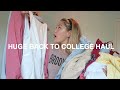 how will this fit in my car...? HUGE back to school try on clothing haul | Margot Lee