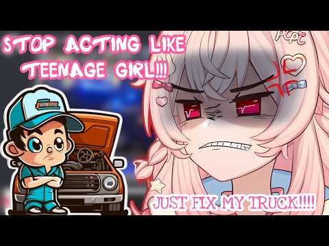 Pippa is so angry at her annoying mechanic that fixing her truck