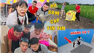 Gấu Đỏ TV - Tin Tin Đi Cắm Trại Gặp Trời Mưa Bão Và Lần Đầu Gặp Chị Hà Sam