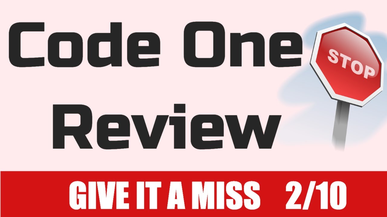 Code One Review- 2/10 Rare Honest Review ⛔LOW QUALITY⛔ - YouTube