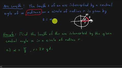 Trigonometry - Radian Measure, Arc Length, And Area