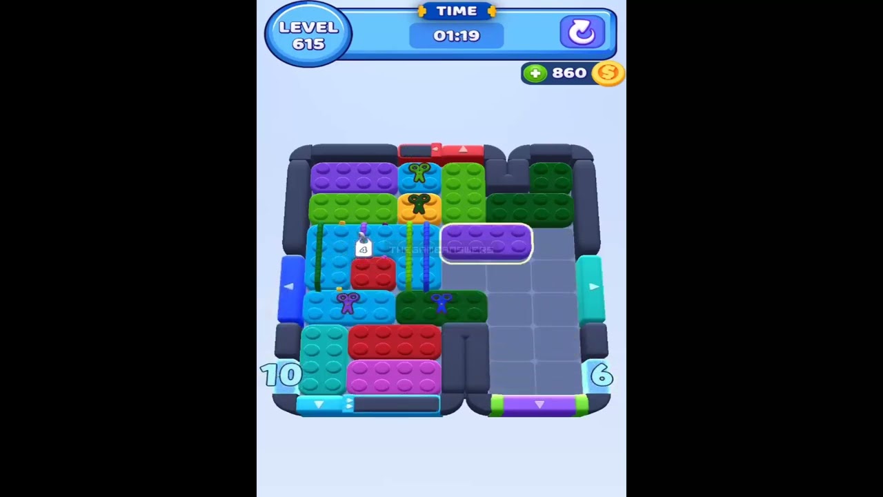 Color Block Jam Level 615 - YouTube