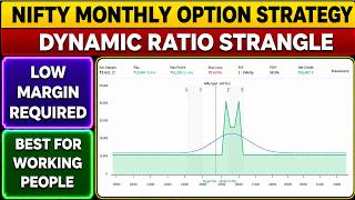 Dynamic Nifty Monthly Ratio Strangle Strategy | Best for Working People