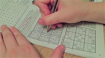 ASMR Solving SUDOKU PUZZLES | Whisper 69
