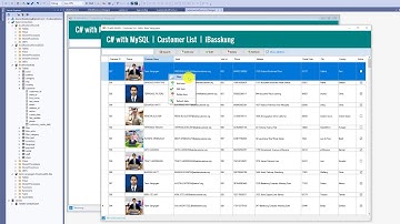 C# MySQL - การใส่รูป Icon ให้กับ Context Menus เพื่อความสวยงาม