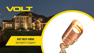 Fat Boy Mini Copper Spotlight | VOLT® Lighting