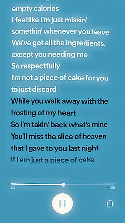 cake [im not a piece of cake for you to just discard] - melanie martinez (sped up)┊serein.