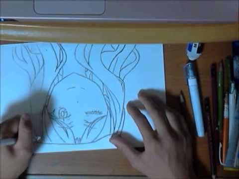 とある科学の超電磁砲Sから　フレンダを160分で描いてみた