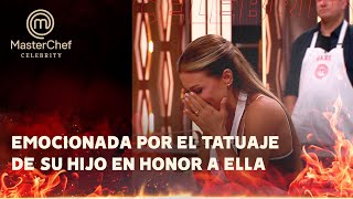 La Emoción De Evangelina Anderson Por El Tatuaje Que Su Hijo Se Hizo Por Ella - Masterchef Celebrity