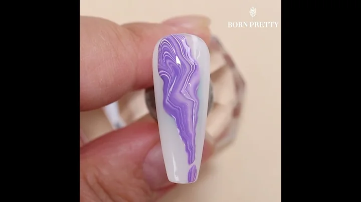 How to do perfect marble nail art? BORN PRETTY