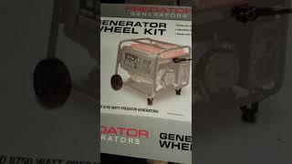 Review on Harbor Freights generator wheel kit