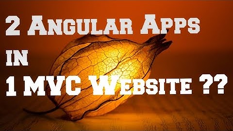 An easy way to Add 2 Angular SPA in MVC Website .NET6  #angular12 #spa #mvc #bootstrap5  #net6