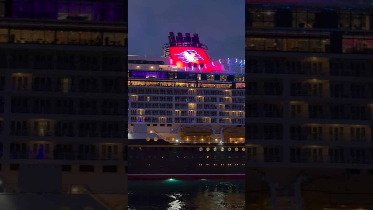 Disney Wish in Nassau Bahamas #disneycruise #disney #vacation #youtubeshorts