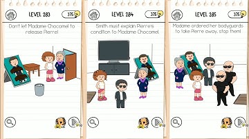 Brain Test 3 Level 283, 284, 285 Tricky Quests Solved Solution