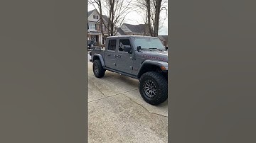 Jeep Gladiator with Fuel Off-road Rebel 5 Wheels on 35