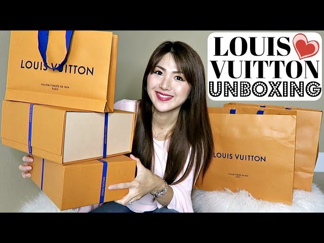 ✨EPIC✨LUXURY Haul on !! Notice anything new in this pic?!?? Isn't it  so cute?? • #louisvuitton #lvlover #louisvuittonjacket…