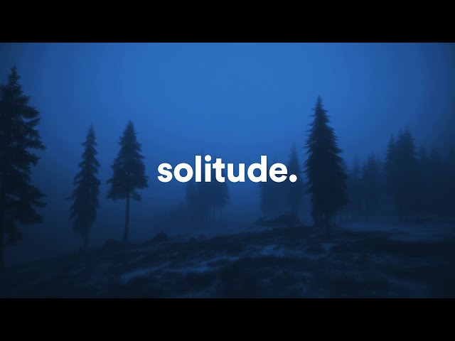 quiet solitude. class=