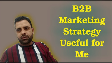 My Marketing Concept in B2B Marketing Space