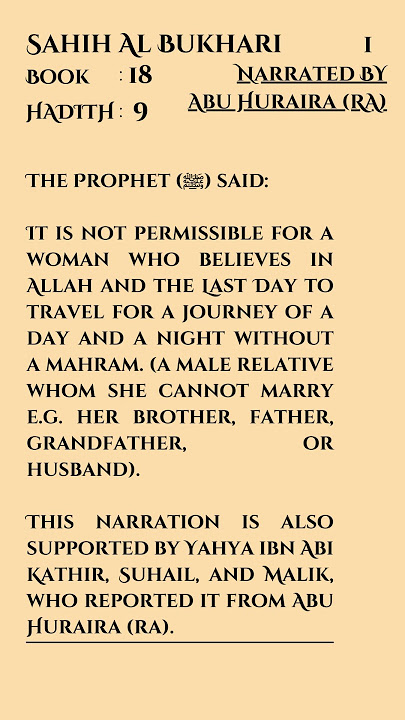 Sahih Al Bukhari - Book: 18 | Hadith: 9