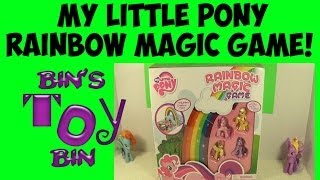 Bin Vs. Jon: My Little Pony RAINBOW MAGIC GAME! Review by Bin's Toy Bin screenshot 5