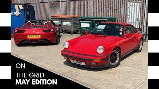 On the grid at Podium Place - Lots of Lotus’s and Porsche cars this month | UK Car Cafe Culture