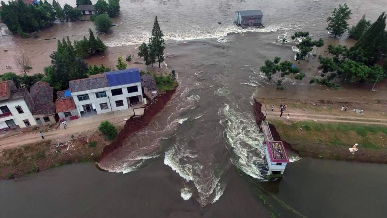 Волна прорыва и катастрофическое наводнение