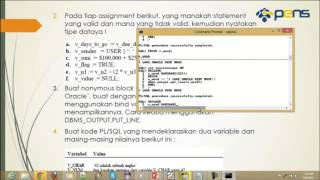 Praktikum 1 PL SQL
