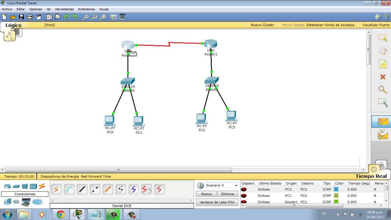 conectar dos router inalambricos packet tracer