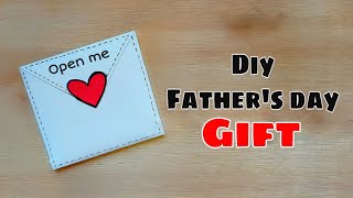 💖 LAST MINUTE 💖 Happy Father&#39;s Day Greeting Card • Father&#39;s Day Card With WHITE PAPER 😊 • card ideas