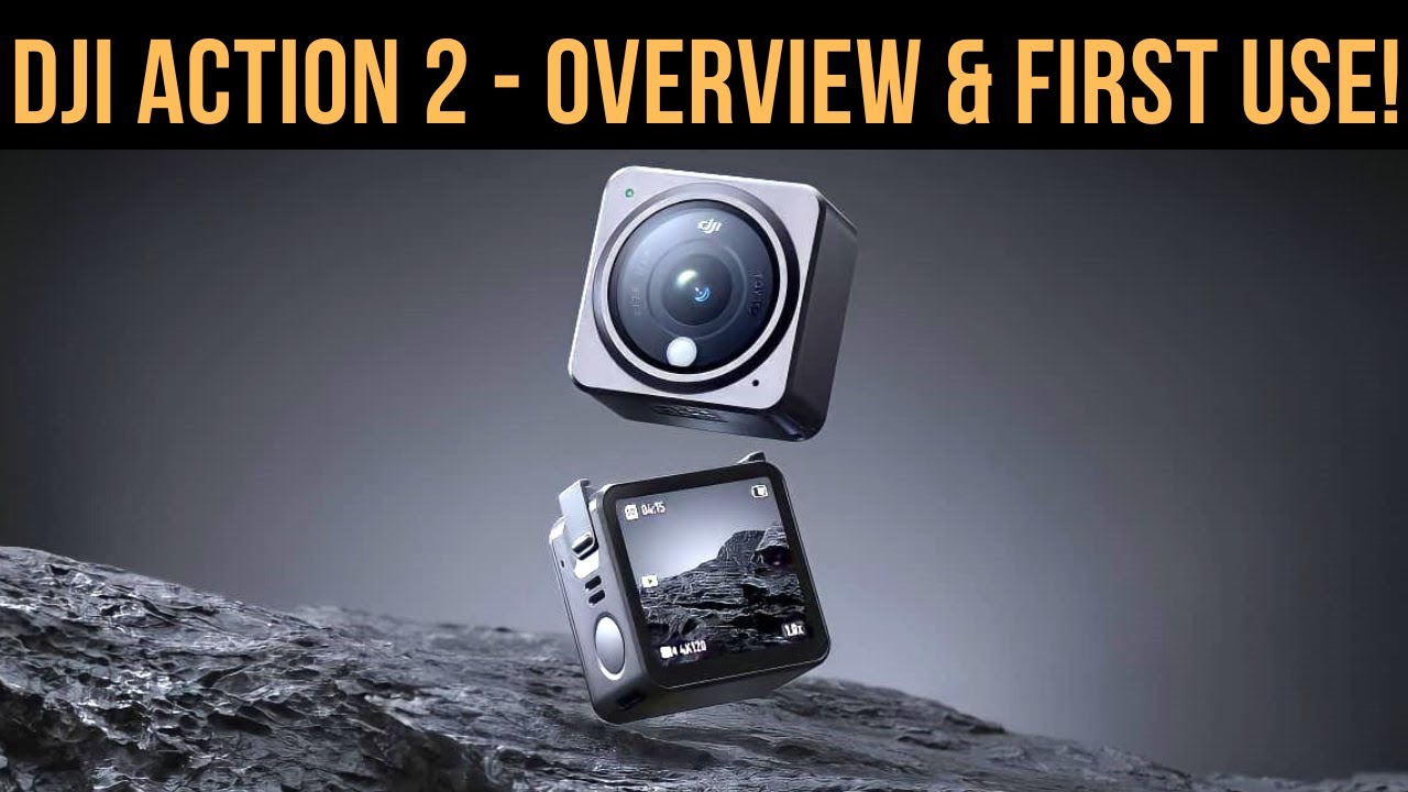 DJI ACTION 2 - FOOTAGE, OVERVIEW AND FIRST USE TUTORIAL