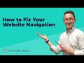 How to Fix Your Website Navigation: 7 Tips on How to Use Analytics to Improve Your Site's Menu.