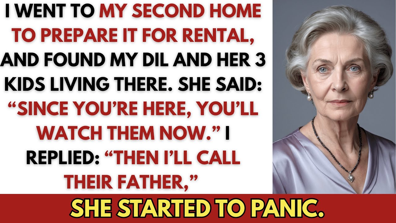 Я посетил свой второй дом и обнаружил там свою жену с тремя детьми. Она сказала: «Теперь ты за ни...