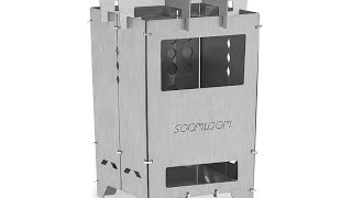 Soomloom pyrocube twig stove first use - YouTube