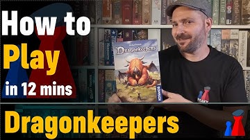 How to play Dragonkeepers boardgame - Full teach + Visuals - Peaky Boardgamer