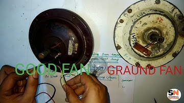 3 WIRE CEILING FAN TESTING WITH SERIES TESTING LAMP