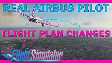 Real Airbus Pilot MCDU changes in flight tutorial! A320 NEO MSFS