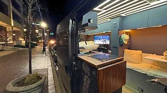 Vanlife STEALTH CAMPING on City Street | Made Baked Potato