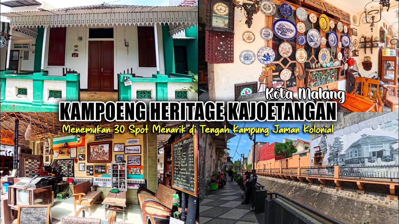 KAMPUNG HERITAGE KAYUTANGAN MALANG || MISI NEMUIN 30 SPOT MENARIK DAN BANGUNAN CAGAR BUDAYA IKONIK