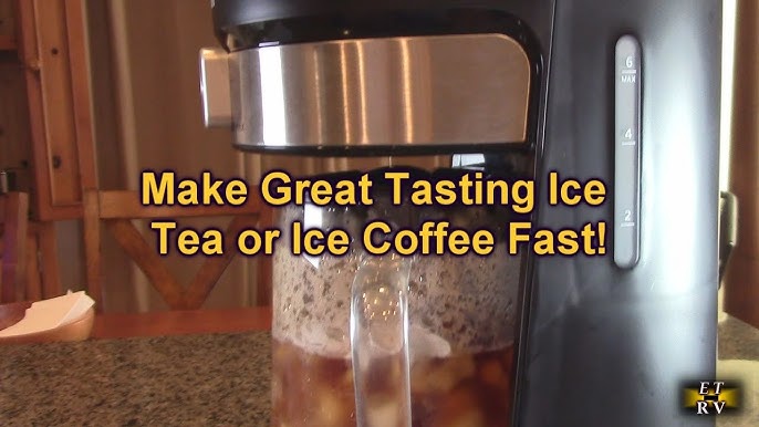 HOW TO MAKE ICE TEA with Mr. Coffee TM75 Iced Tea Maker Blue REVIEW Lipton  