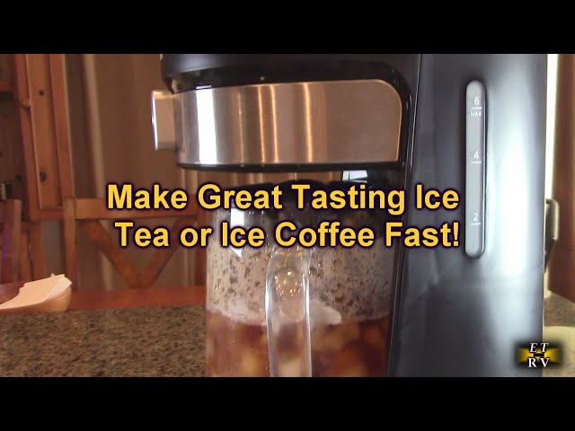 Wirsh Iced Coffee Maker, Instant Beverage Chiller ready in One Minute