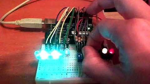 Arduino LED control using DIP switch