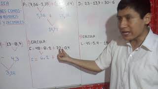 Clase de Aritmética, 5to grado de Primaria: Operaciones Combinadas con Números Naturales y Decimales