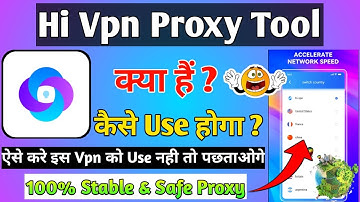 Hi Vpn Proxy Tool // Hi Vpn App Kaise Use Kare // How To Use Hi Vpn App // Hi Vpn App Kya Hai